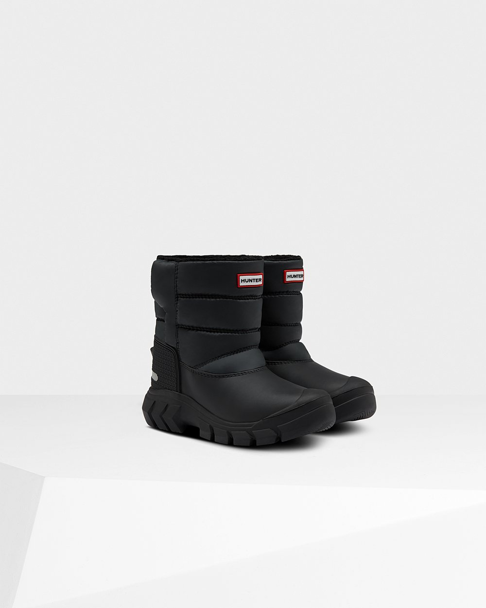 Kids Snow Boots - Hunter Original Big Insulated (36LCGASVH) - Black